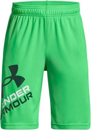 shoop children`s clothes Under Armour מכנסיים קצרים עם לוגו אבטיפוס 2.0 לבנים