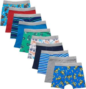 Hanes Boys' and Toddler Underwear, Comfort Flex Waistband Boxer Briefs, Multiple Packs Available