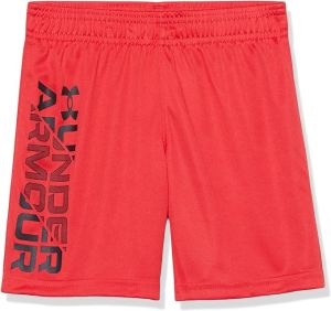 shoop children`s clothes Under Armour אב טיפוס קצר לבנים, רצועת מותן אלסטית, רכה ונוחה