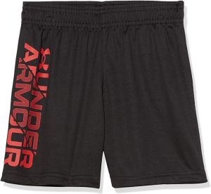 shoop children`s clothes Under Armour אב טיפוס קצר לבנים, רצועת מותן אלסטית, רכה ונוחה