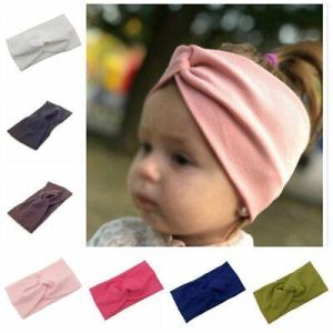 Unisex Baby Cotton Headband Newborn Kids Soft Hair Headbands-